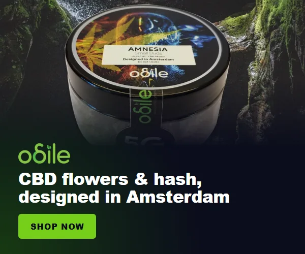 Odile.green: CBD flowers and hash, designed in Amsterdam